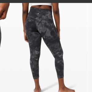 Lululemon Align Leggings 25” Diamond Dye Pitch Grey Graphite